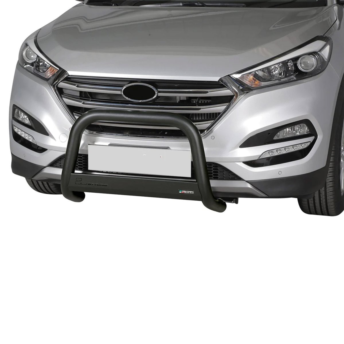 Hyundai Tucson Bull Bar - Omac - Steel - Black - '16-'18